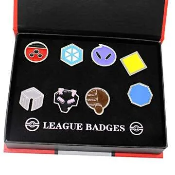 Pokemon Gym Badges Set - Perfect Gift for Trainers