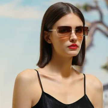 Pro Acme Trendy Rimless Rectangle Sunglasses for All