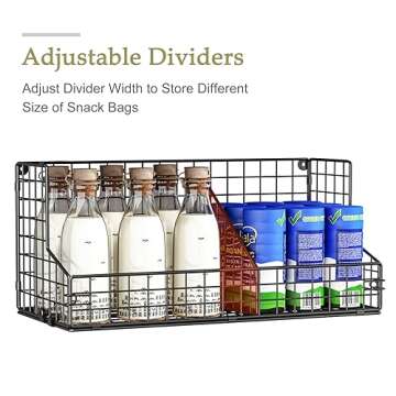 3 Tier Snack Organizer for Home and Office Storage