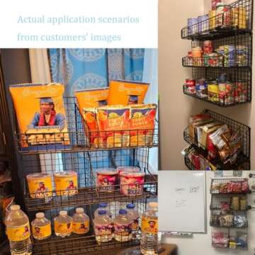 3 Tier Snack Organizer for Home and Office Storage