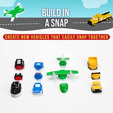Mix or Match Magnetic Vehicle Sets for Creative Play