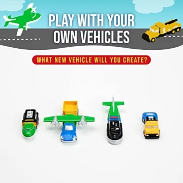Mix or Match Magnetic Vehicle Sets for Creative Play