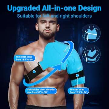 Comfytemp Shoulder Ice Pack for Pain Relief and Recovery