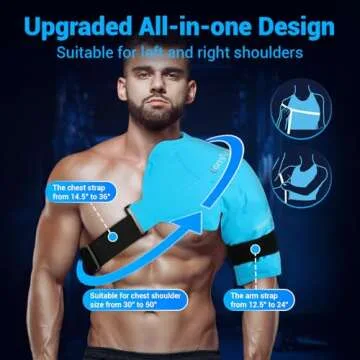 Comfytemp Shoulder Ice Pack for Pain Relief and Recovery