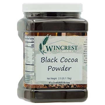 Premium Black Cocoa Powder - 2.5 Lb Tub for Baking