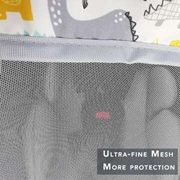 Mosquito Net for Baby CarSeat –Car seat net for Newborn Carrier –Breathable mesh net for Infant ...