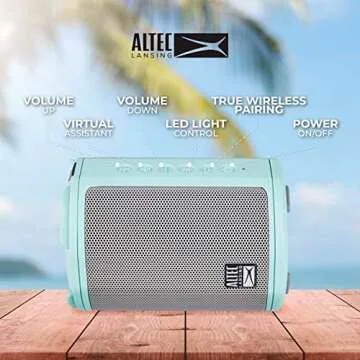 Altec Lansing HydraMotion Waterproof Bluetooth Speaker