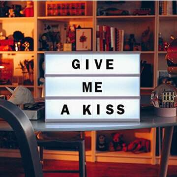 Cinema Light Box | Customizable A4 Size LED Decor