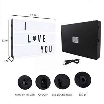 Cinema Light Box | Customizable A4 Size LED Decor