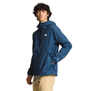 THE NORTH FACE Men's Antora Rain Hoodie (Big and Standard Size), Shady Blue, Small