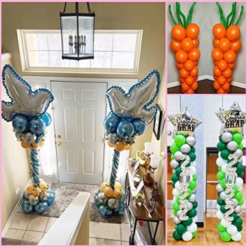DECOJOY Adjustable 7 Feet Balloon Column Stand Set