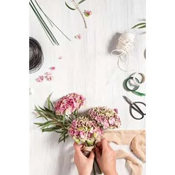 Paxcoo Floral Tape and Floral Wire Arrangement Tools Kit with Wire Cutter 26 Gauge Stem Wire and 22 Gauge Paddle Wire for Bouquet Stem Wrap Florist