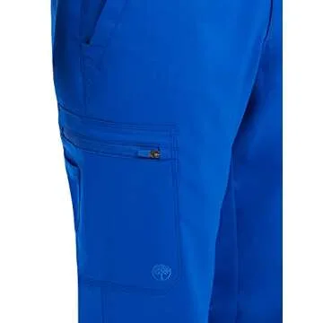 Healing Hands Scrub Pants for Men Daniel Utility Bottoms with 6 Pockets, 2-Way Stretch and Durable Fabric 9300, Royal,XL