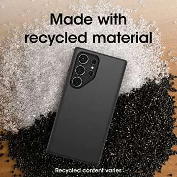 OtterBox Galaxy S23 Ultra Symmetry Series Case - BLACK, Ultra-Sleek, Wireless Charging Compatible, Raised Edges Protect Camera & Screen