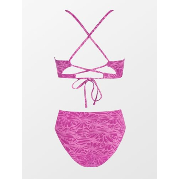 Buy CUPSHE High Waisted Bikini Scalloped V Neck Online