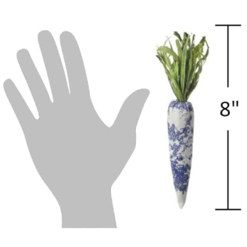 Chinoiserie Fabric Carrot Décor Set for Easter & Spring