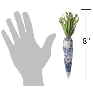 Chinoiserie Fabric Carrot Décor Set for Easter & Spring