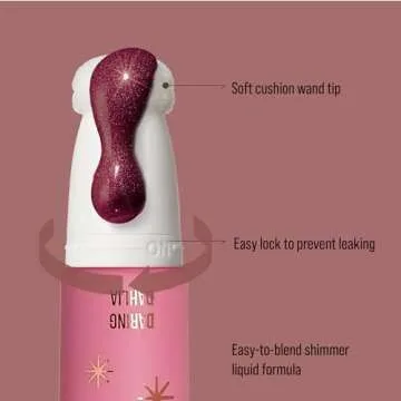 Kiss New York Pearl Liquid Blush - High Pigment Multi-Use Wand