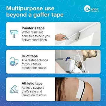 EdenProducts Gaffer Tape - Strong Adhesion & Clean Removal