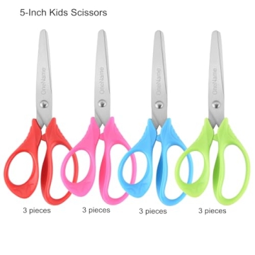 Left-Handed Kids Scissors - 5" Safety Scissors for All