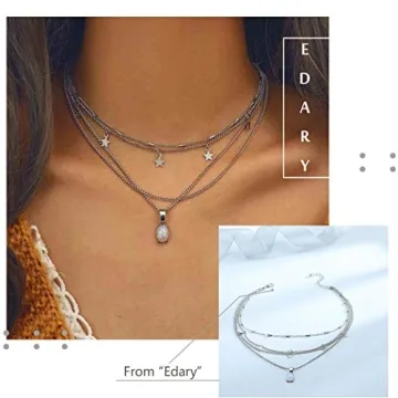 Stylish Edary Boho Layered Necklace for Women