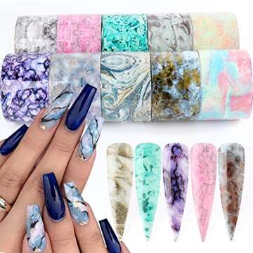 Elevate Your Nail Art with DANNEASY 150 Sheets Nail Foils