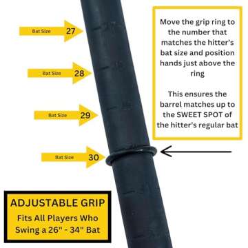 Rope Bat - Ultimate Combo with 12 Soft Training Balls for Fast Pitch Mastery