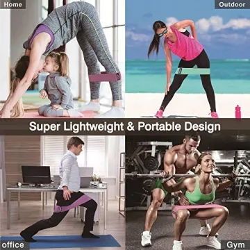 NVRGIUP Anti-Slip Resistance Bands for Ultimate Workouts