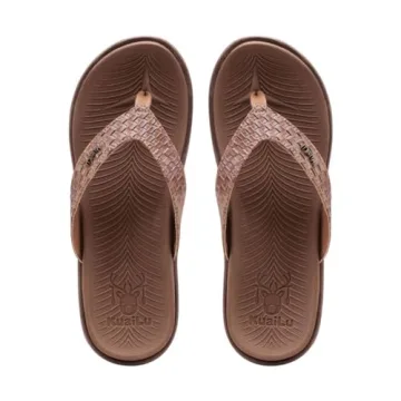 KuaiLu Womens Comfortable Arch Support Flip Flops