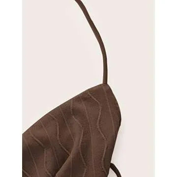 Shop Verdusa Backless Strappy Asymmetrical Cami Top