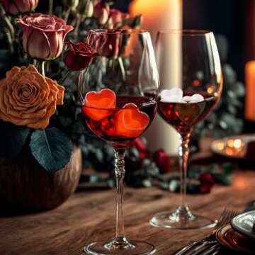 Hushee 3 Pack Heart Shaped Ice Cube Tray Heart Ice Cube Molds Valentine's Day Silicone Molds for Chocolate, Candy, Fudge, Cake Pop(Red,Pink,Purple)