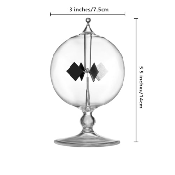 DORAMI Solar Powered Crookes Radiometer for Science Lovers