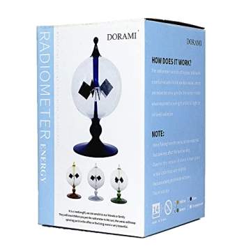 DORAMI Solar Powered Crookes Radiometer for Science Lovers