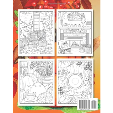 Autumn Coloring Book for Relaxation and Creativity