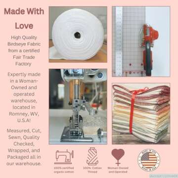 Gina's Soft Cloth Shop 1 Ply 11x12 Inches Natural Unbleached Birdseye Paperless Towel Set of 10 Assorted Earthtone Colors Handmade in the USA!