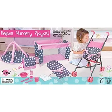 Lissi 5 Piece Doll Nursery Play Set for Creative Play