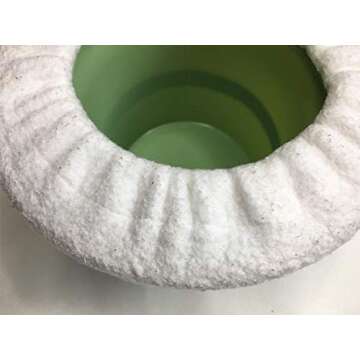 Top Hat Potty for Newborn Infant Potty Training | Elimination Communication | Includes 100% Cotton Undyed Fleece Cozy | Anti-Slip Rubber Band | for EC Baby Potty Training (Sage Green)