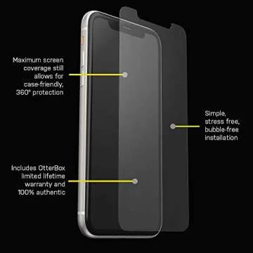 OtterBox ALPHA GLASS Screen Protector for iPhone 11 & iPhone Xr - CLEAR
