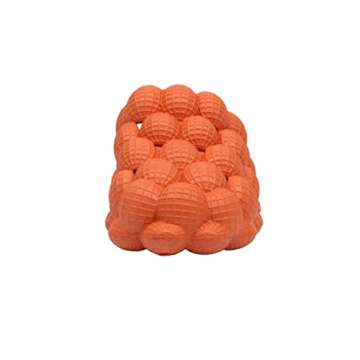 LEPHYON Bubble Slides |Funny Golf Ball Slides| Lightweight Foam Shower Shoes Men|Comfortable Womens Slippers|Stylish Non-Slip Soles Unisex (Orange, W8)