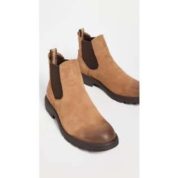 UGG Men's Waterproof Suede Chelsea Boots for Comfort