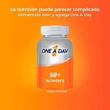 One A Day Women’s Multivitamin, Supplement with Vitamin A, C, D, E and Zinc for Immune Health Support, B12, Biotin, Calcium & More, Tablet 200 count