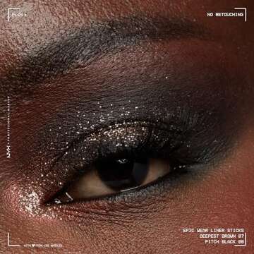 NYX PROFESSIONAL MAKEUP Epic Wear Liner Stick, Long-Lasting Eyeliner Pencil - Pitch Black