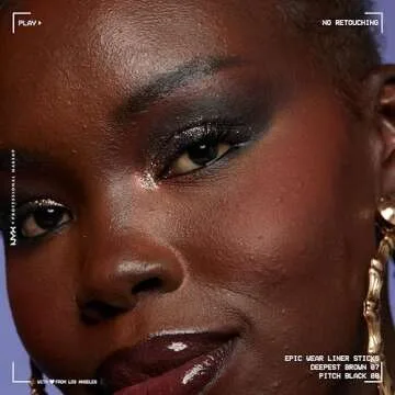 NYX PROFESSIONAL MAKEUP Epic Wear Liner Stick, Long-Lasting Eyeliner Pencil - Pitch Black