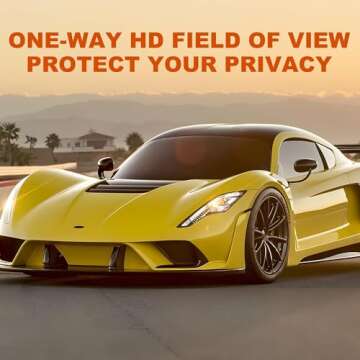 Premium Nano Ceramic Car Window Tint Film DIY Installation, Auto Tint Film Fit for Car 4 Sides/Rear, Heat and UV Blockage & Privacy Protection