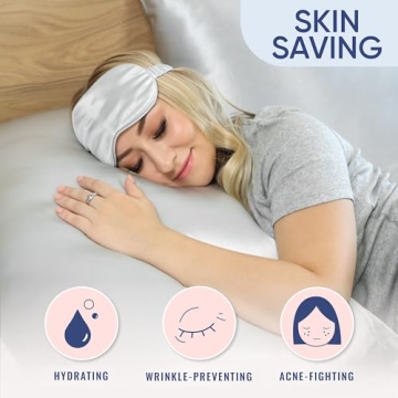 Blissy 22 Momme Mulberry Silk Pillowcase Hair Skin Care