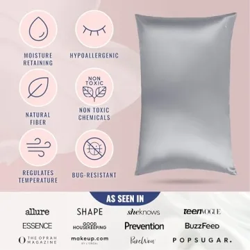 Blissy 22 Momme Mulberry Silk Pillowcase Hair Skin Care