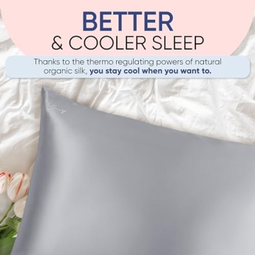 Blissy 22 Momme Mulberry Silk Pillowcase Hair Skin Care