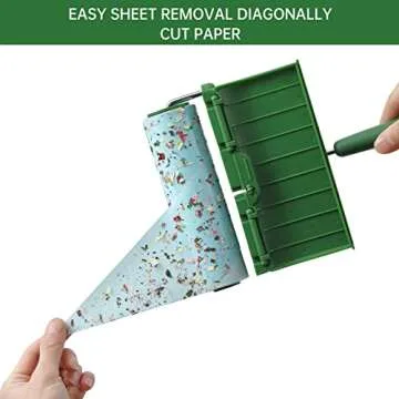 Fedicelly Large Lint Rollers Pet Hair Extra Sticky Furniture,Cat Dog Hair Remover Laundry Clothes Carpet,6.3 inches Wider with 320 Sheets Giant Lint Remover Brush for Couch