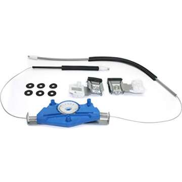 Evan Fischer Front, Passenger Side Window Regulator Compatible with 1998-2008 Volkswagen Beetle