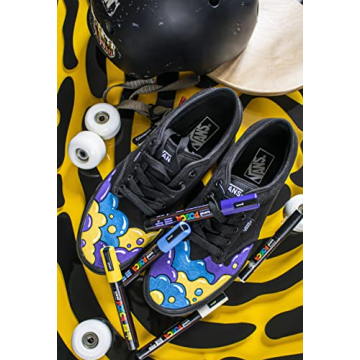 Posca Paint Marker Set with 8 Vibrant Colors and Medium Tips